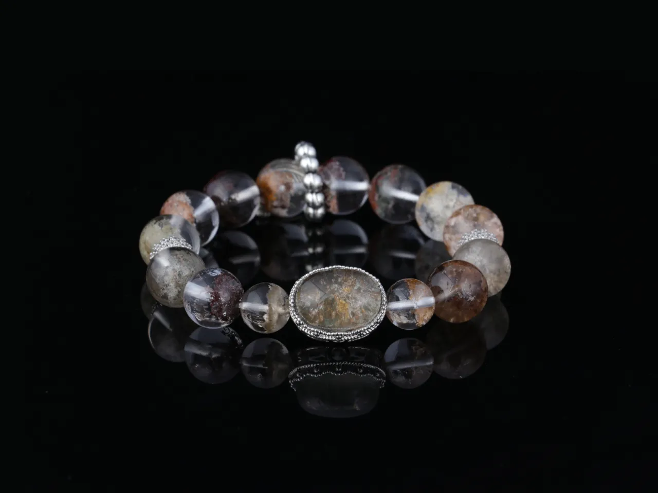 幻花 |花幽靈天然水晶手串生辰定制