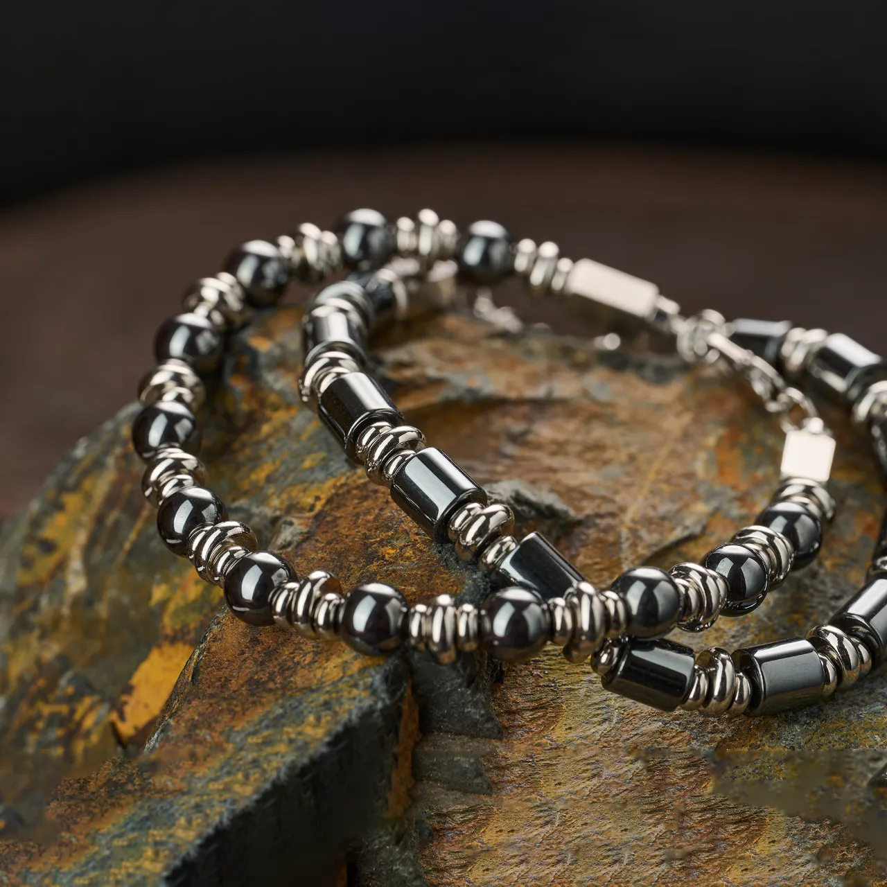 鐵磁石手鍊赤鐵礦手串6mm復古輕奢 3