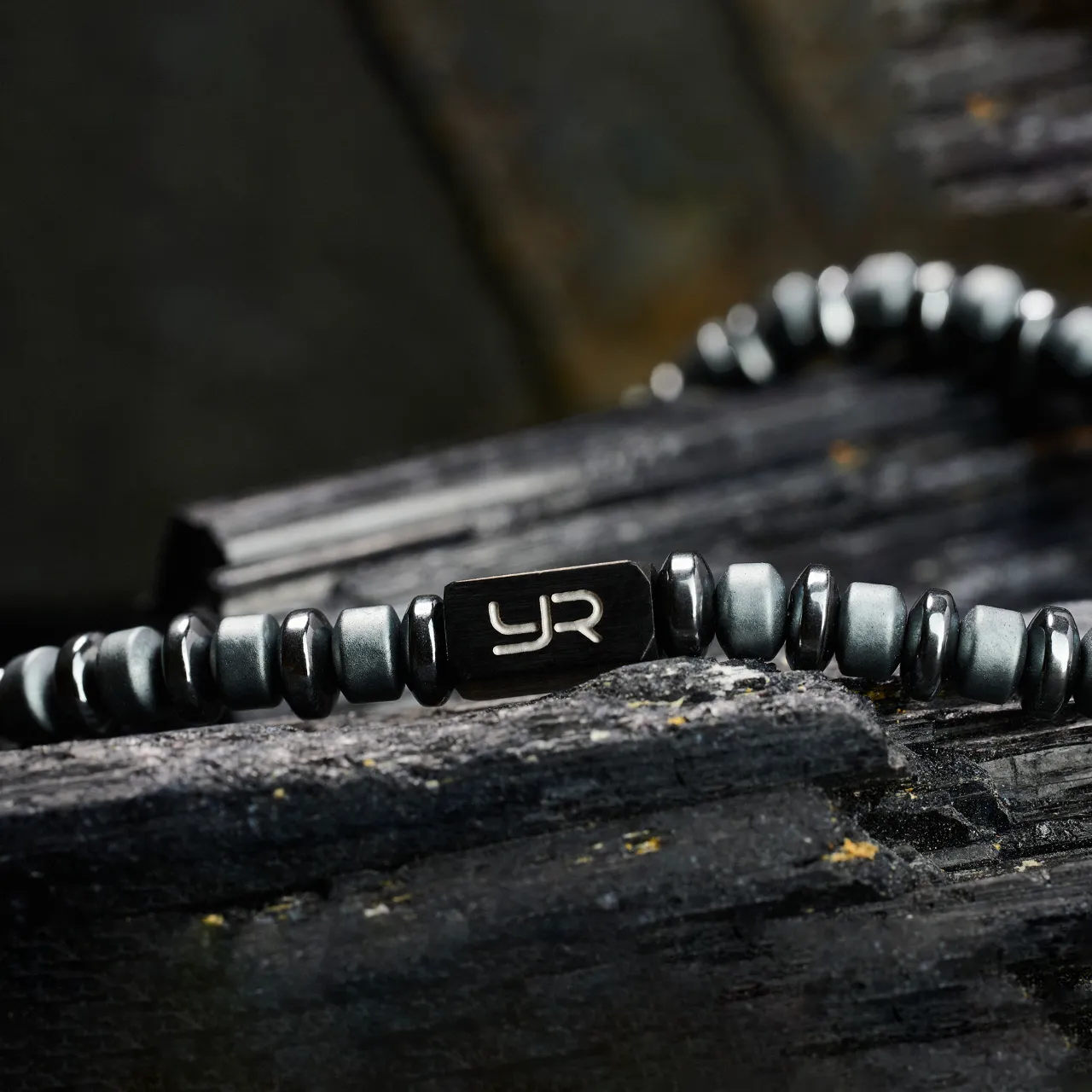 鐵磁石手鍊4mm赤鐵礦手串男士時尚復古男生小眾手串 4