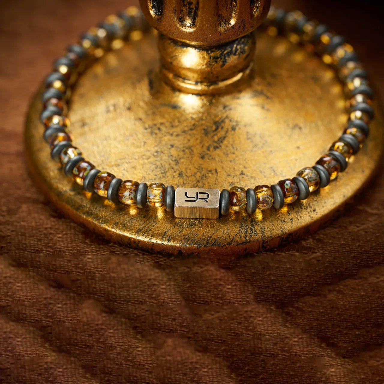 御幸米珠4mm液體陽光小眾男生小眾手串 4